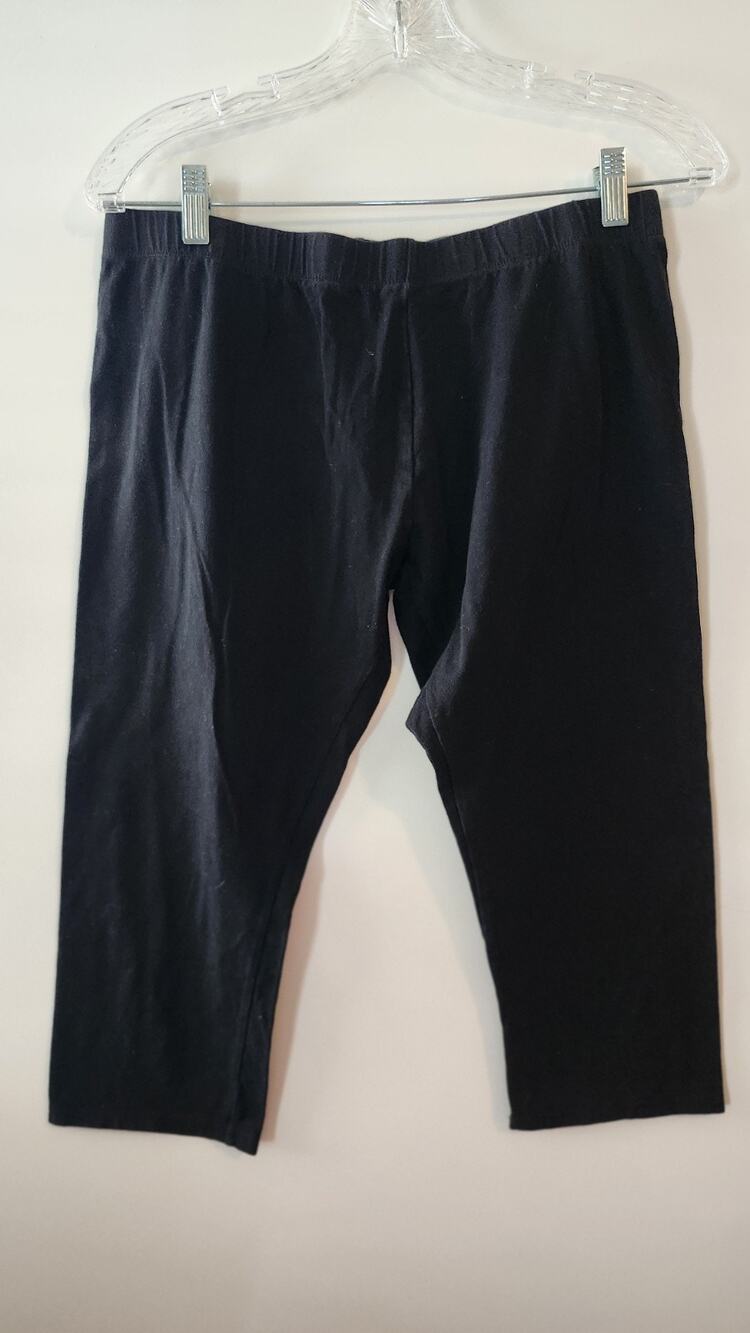 No Boundaries Black Capri Leggings Juniors XL 15-17 Cropped Stretch Yoga #400